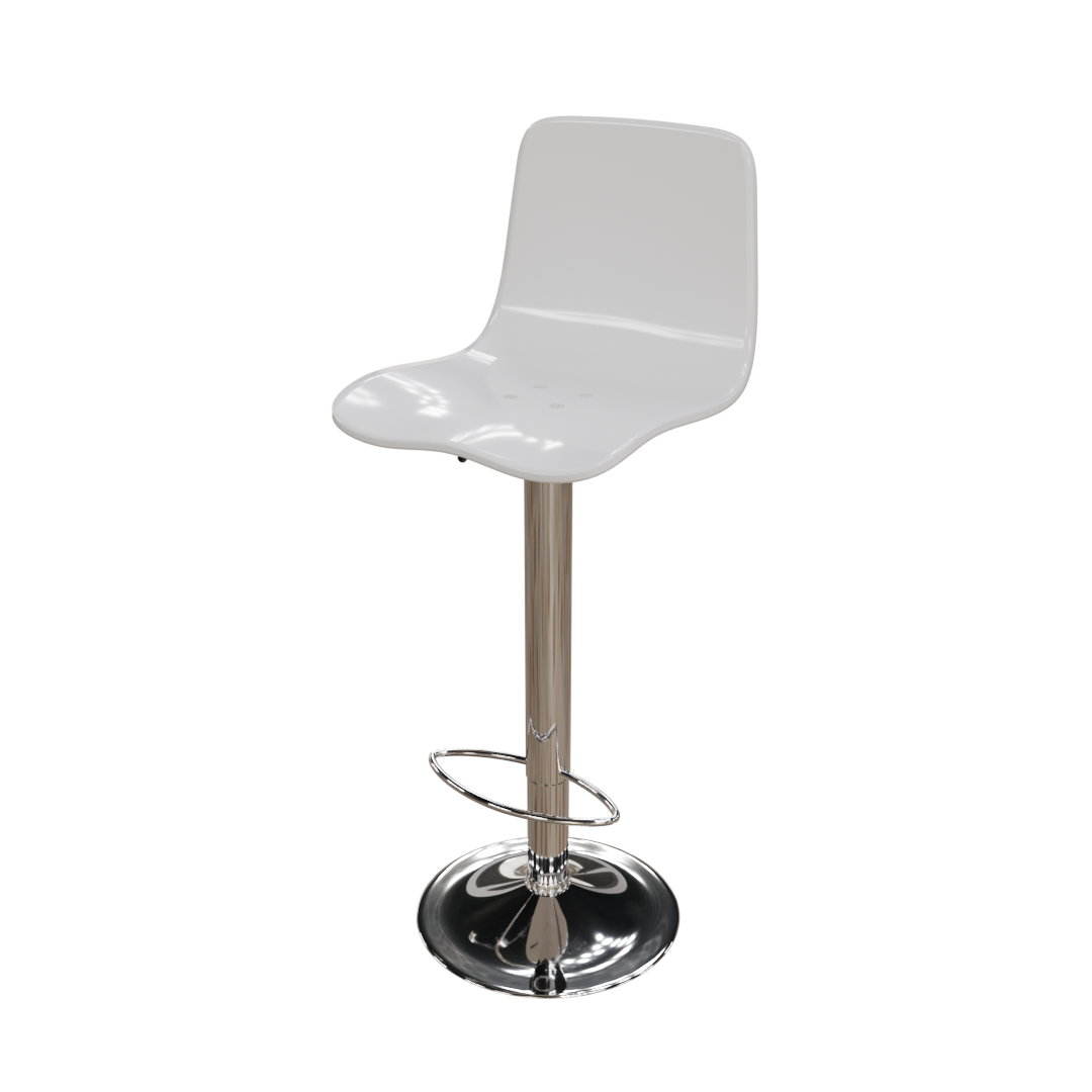 Odyssey stool in white