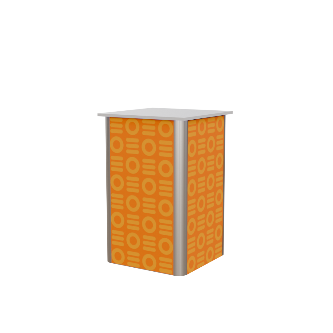 Branded Plinth 0.5x0.5m