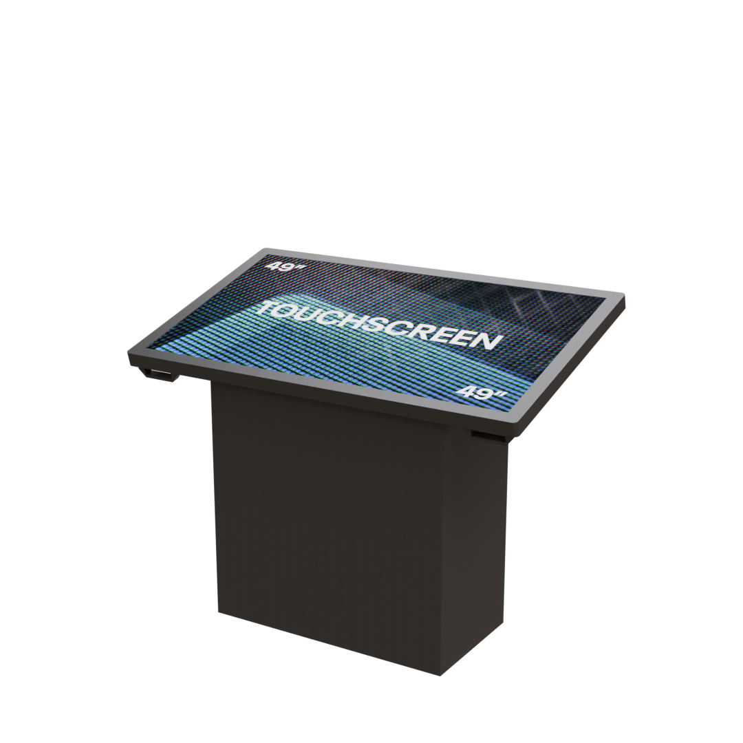 Touchscreen on Angled 1.5m Stand